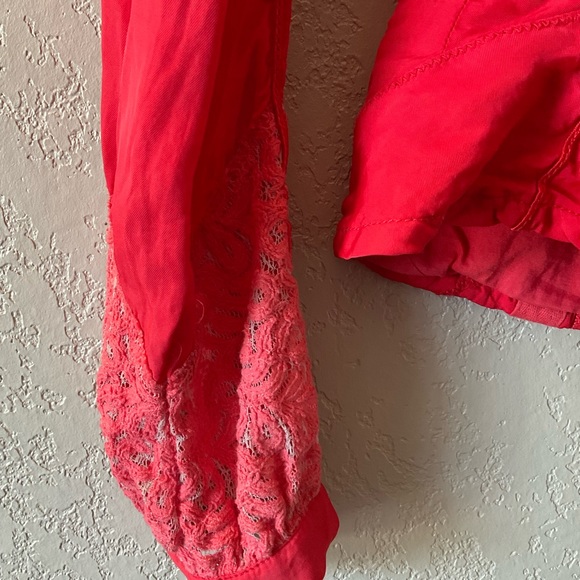 Armani Exchange Fitted Jacket Womens Red - Picture 5 of 8